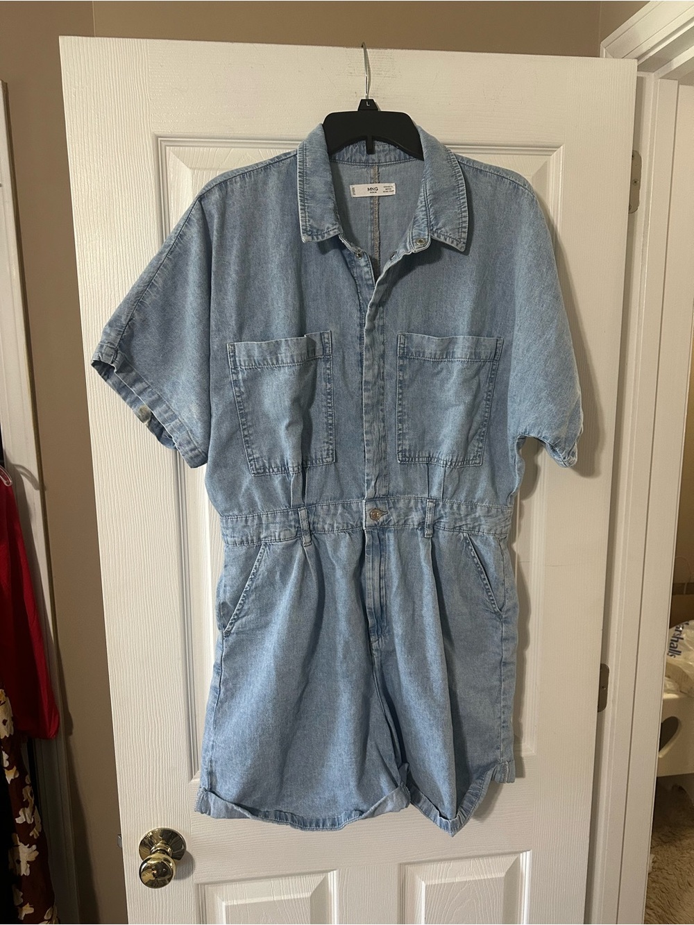 Mango Denim Romper